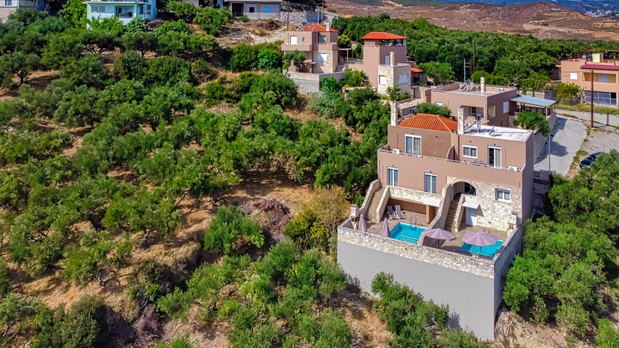 Theo Villas With Sea View Marathokefála Dış mekan fotoğraf