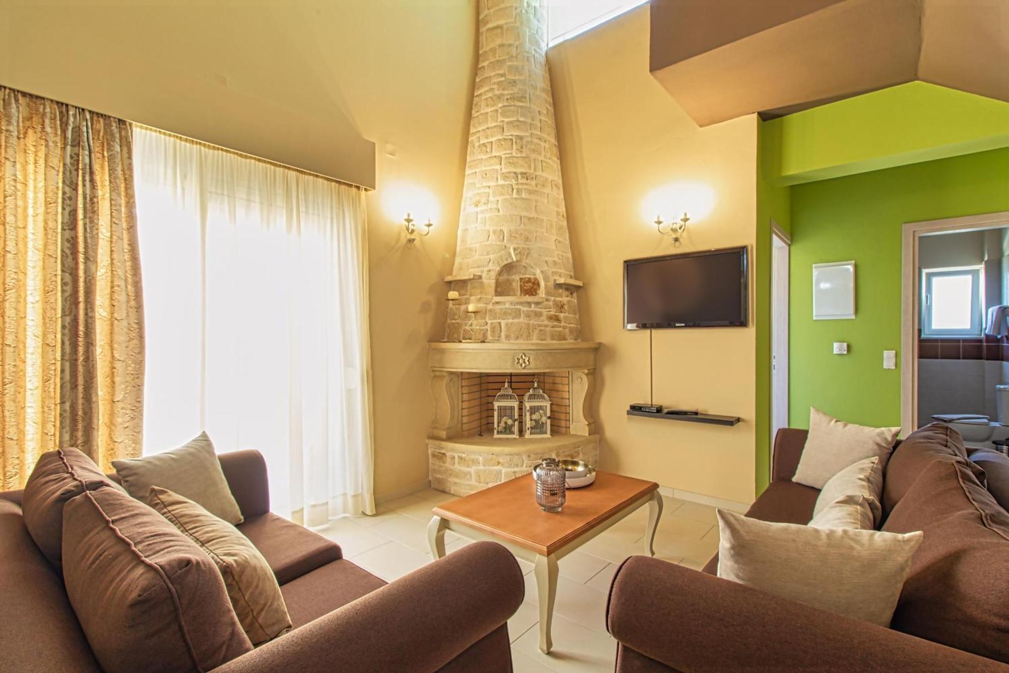 Theo Villas With Sea View Marathokefála Oda fotoğraf