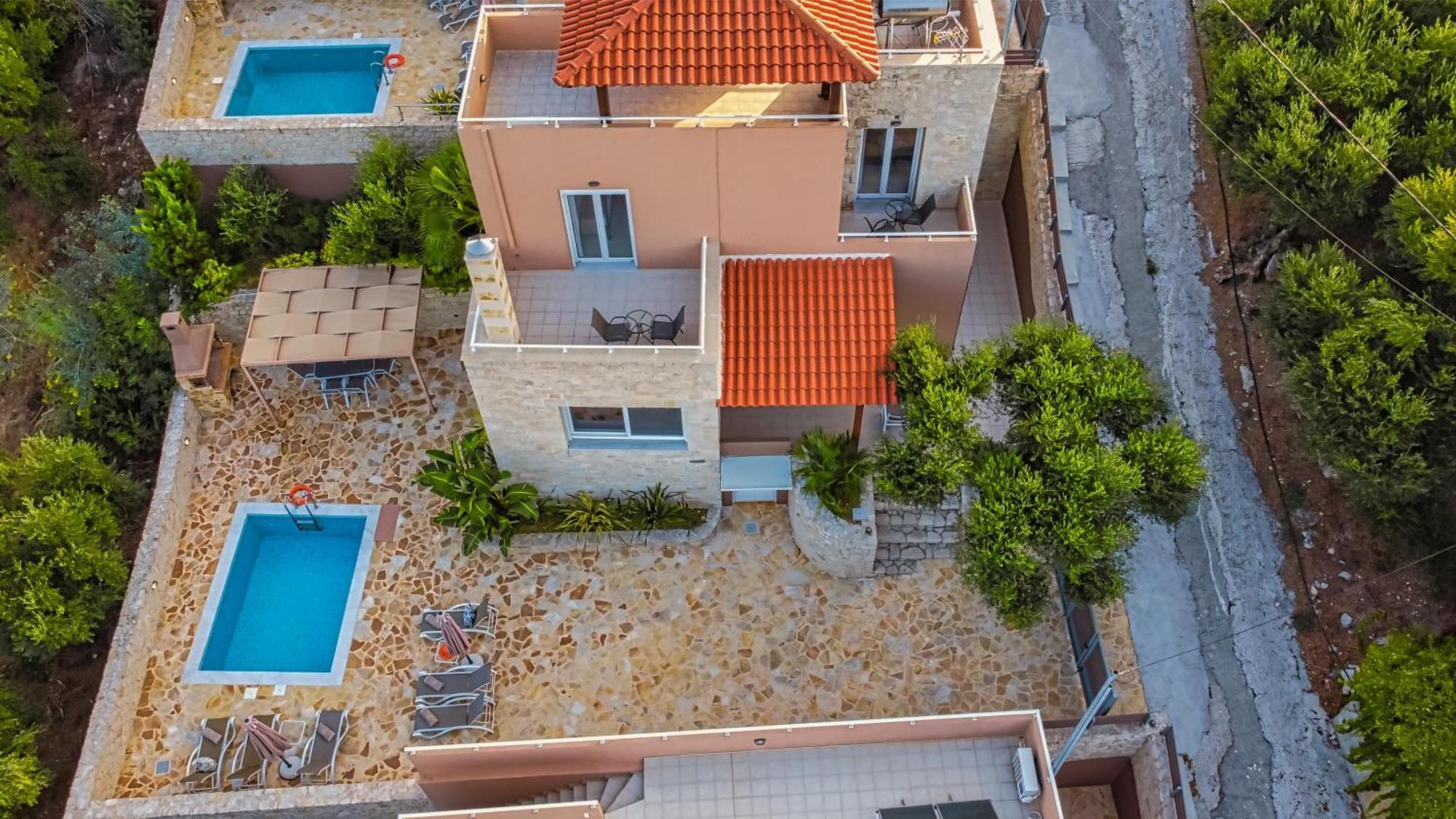 Theo Villas With Sea View Marathokefála Dış mekan fotoğraf