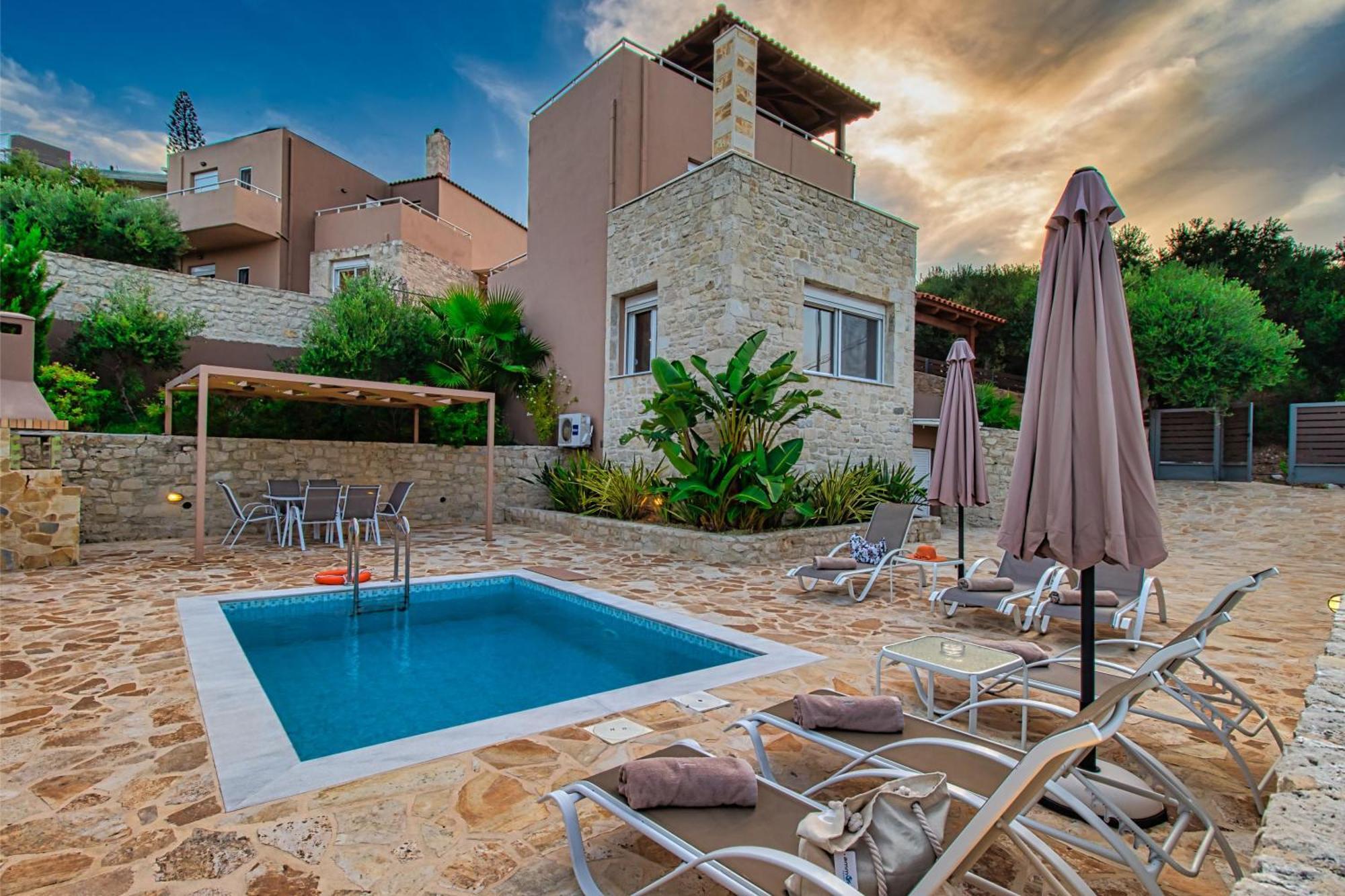 Theo Villas With Sea View Marathokefála Dış mekan fotoğraf