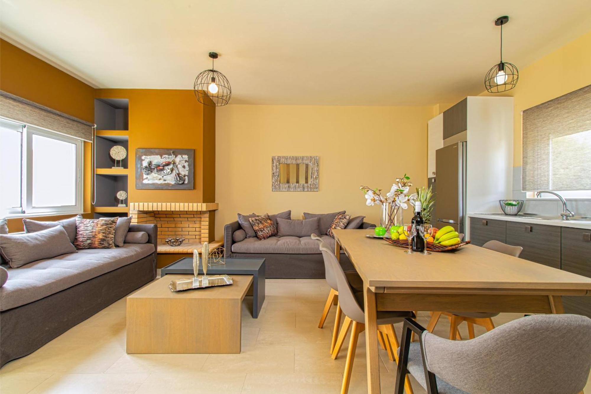 Theo Villas With Sea View Marathokefála Dış mekan fotoğraf